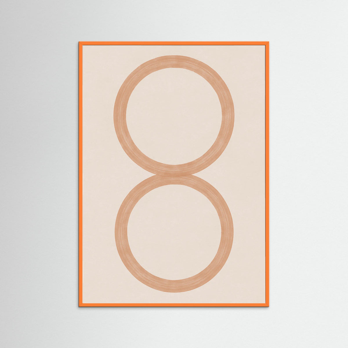 Orange Wood Abstract Simplicity