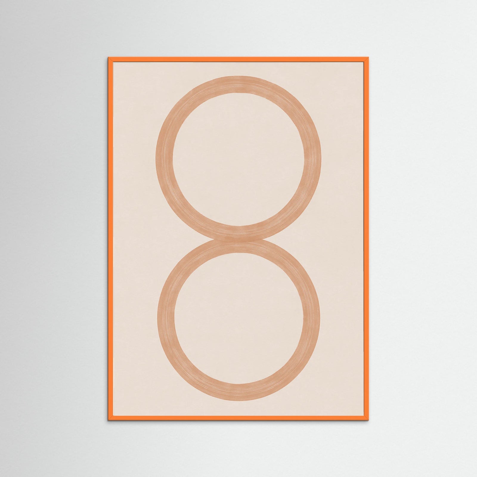 Orange Wood Abstract Simplicity