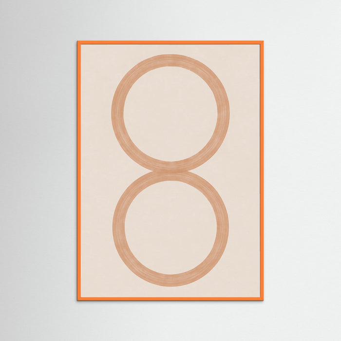 Orange Wood Abstract Simplicity