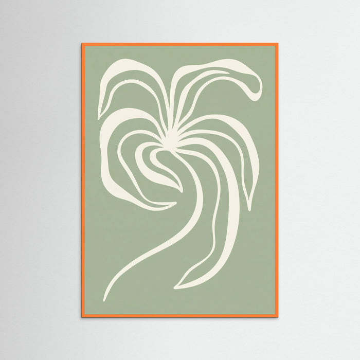 Orange Wood Abstracted Gaze