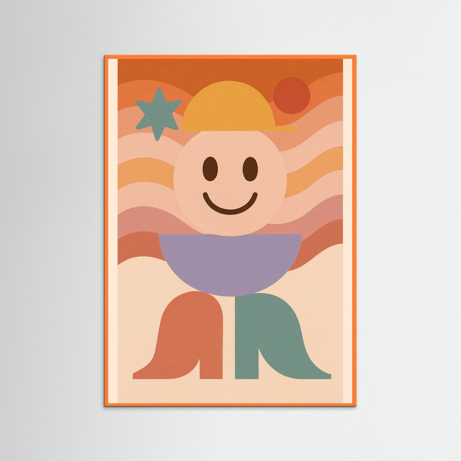 Orange Wood Adventurous Spirit