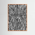 African Zebra striped camouflage -juliste – juliste ja taidepainatus