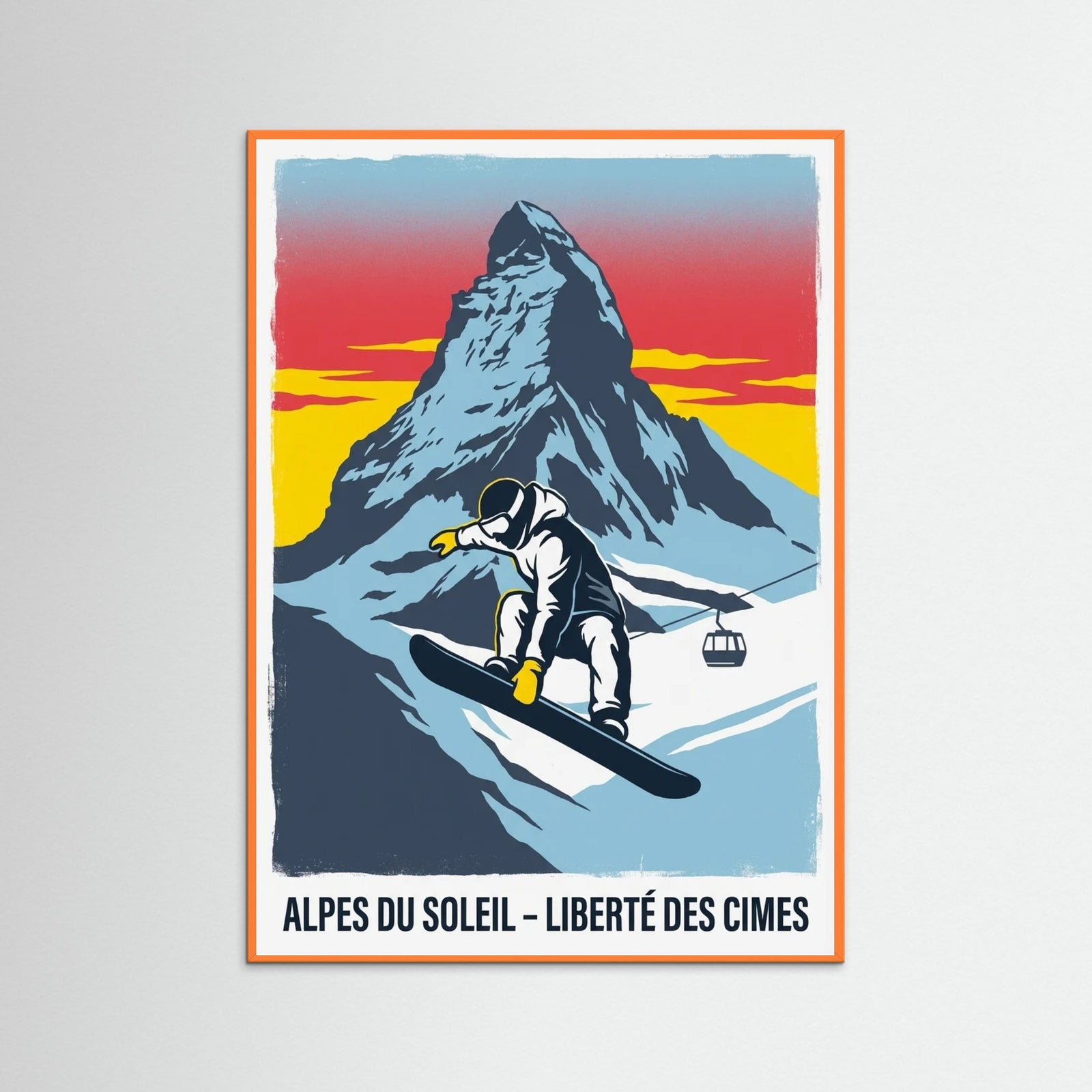 Orange Wood Alpine Jubilance