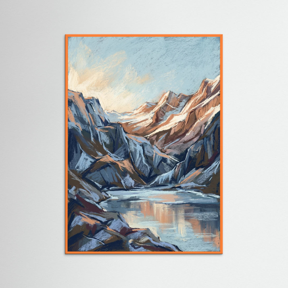 Orange Wood Alpine Majesty