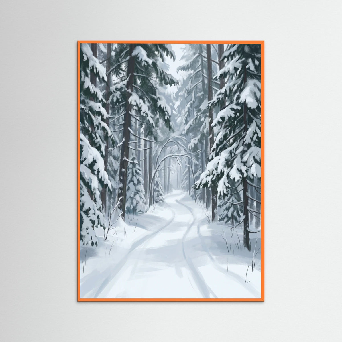 Orange Wood Alpine Wonderland