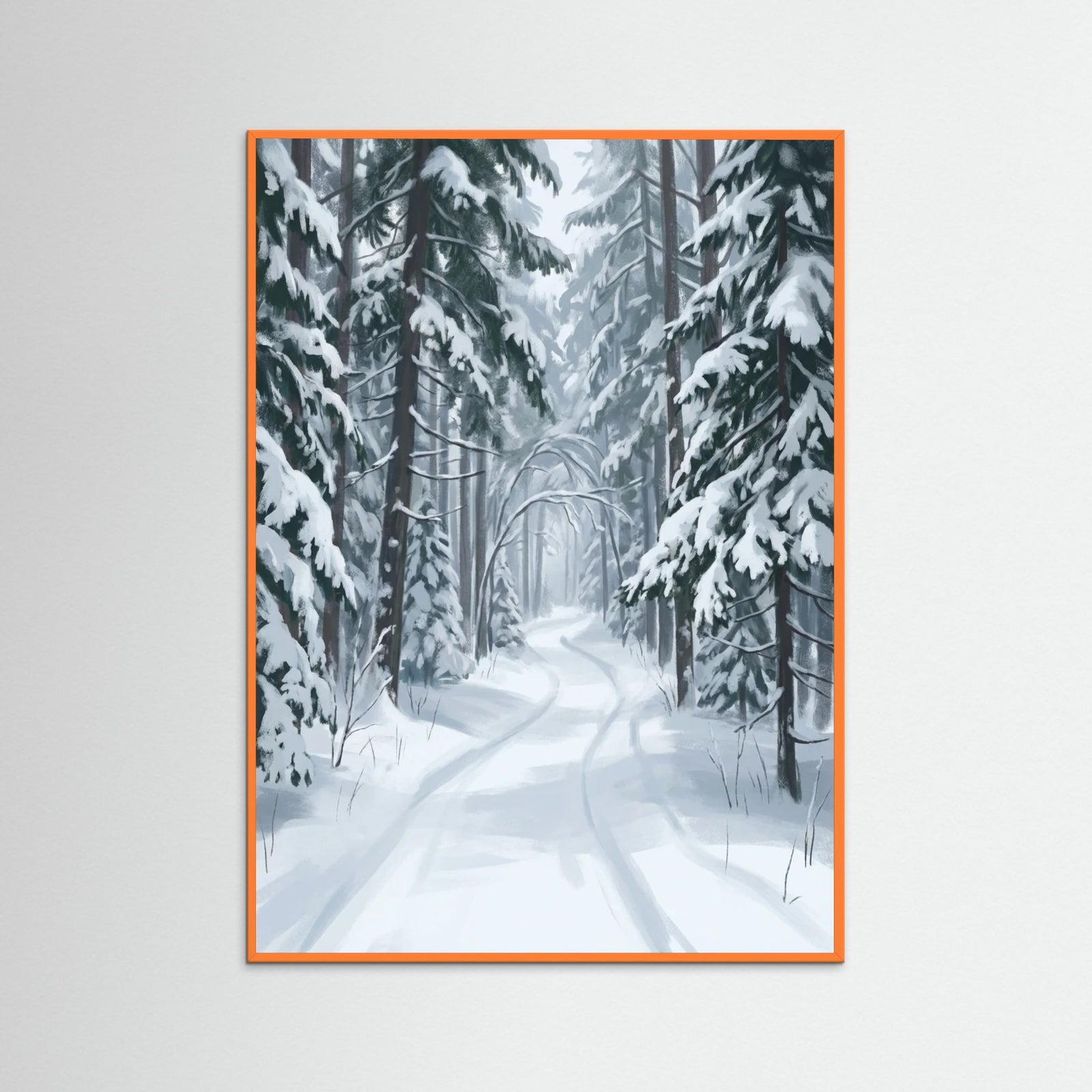 Orange Wood Alpine Wonderland
