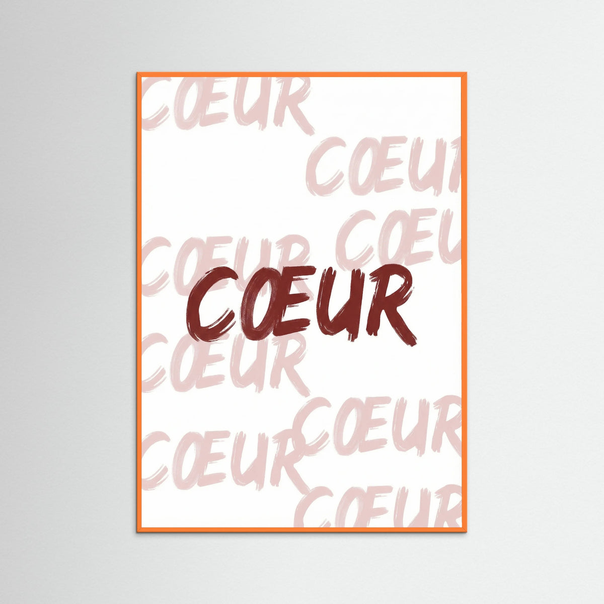 Orange Wood Amore Script