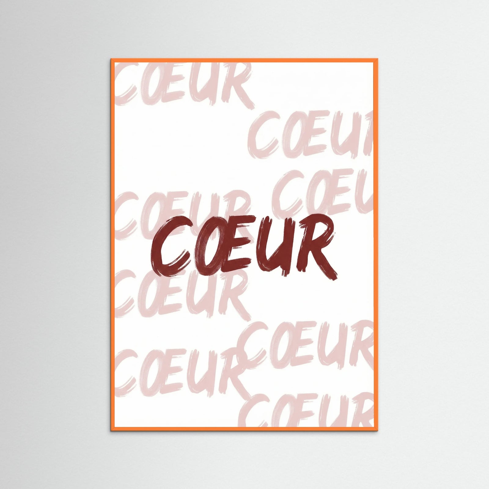 Orange Wood Amore Script