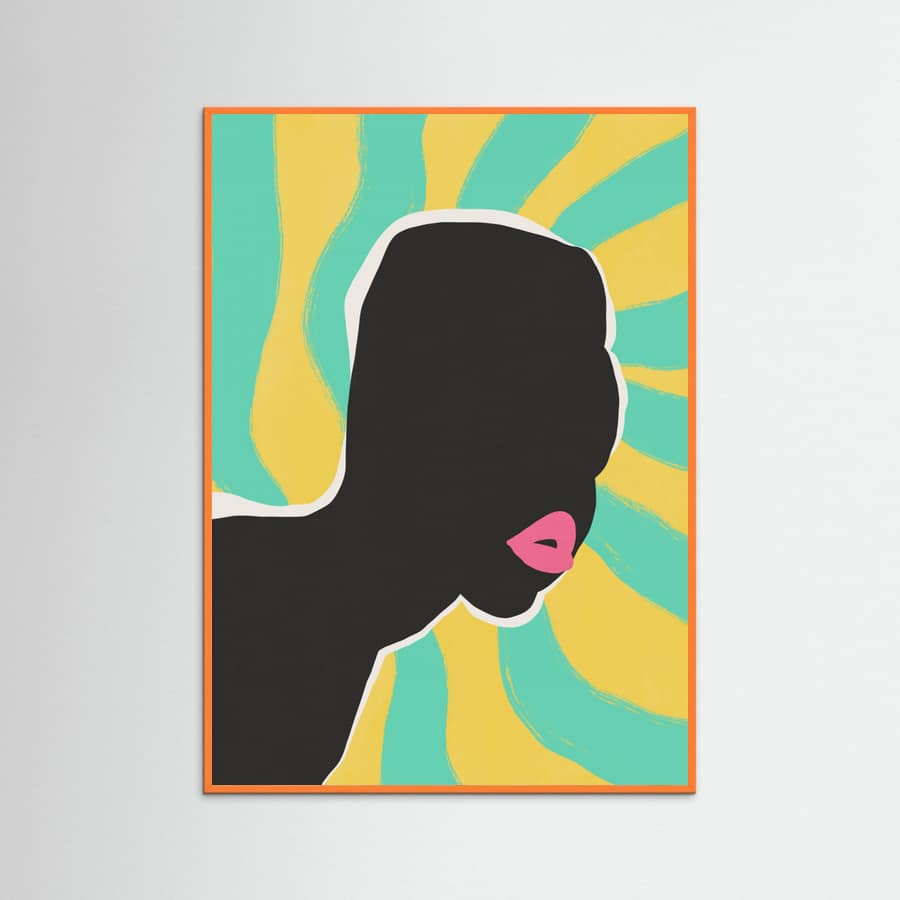 Anonymous Portrait In Summer Poster – poster and art print