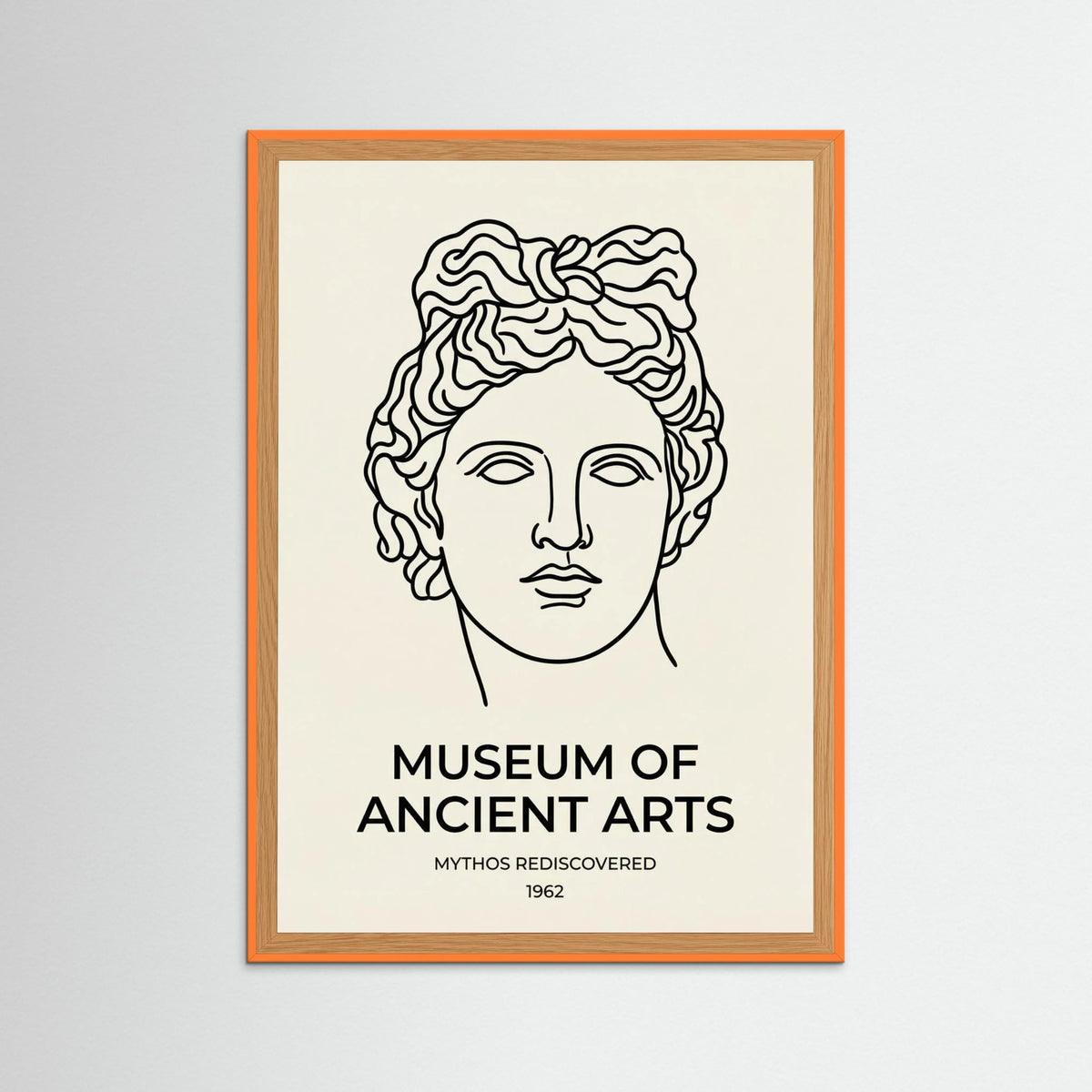 Orange Wood Antibes Museum Poster