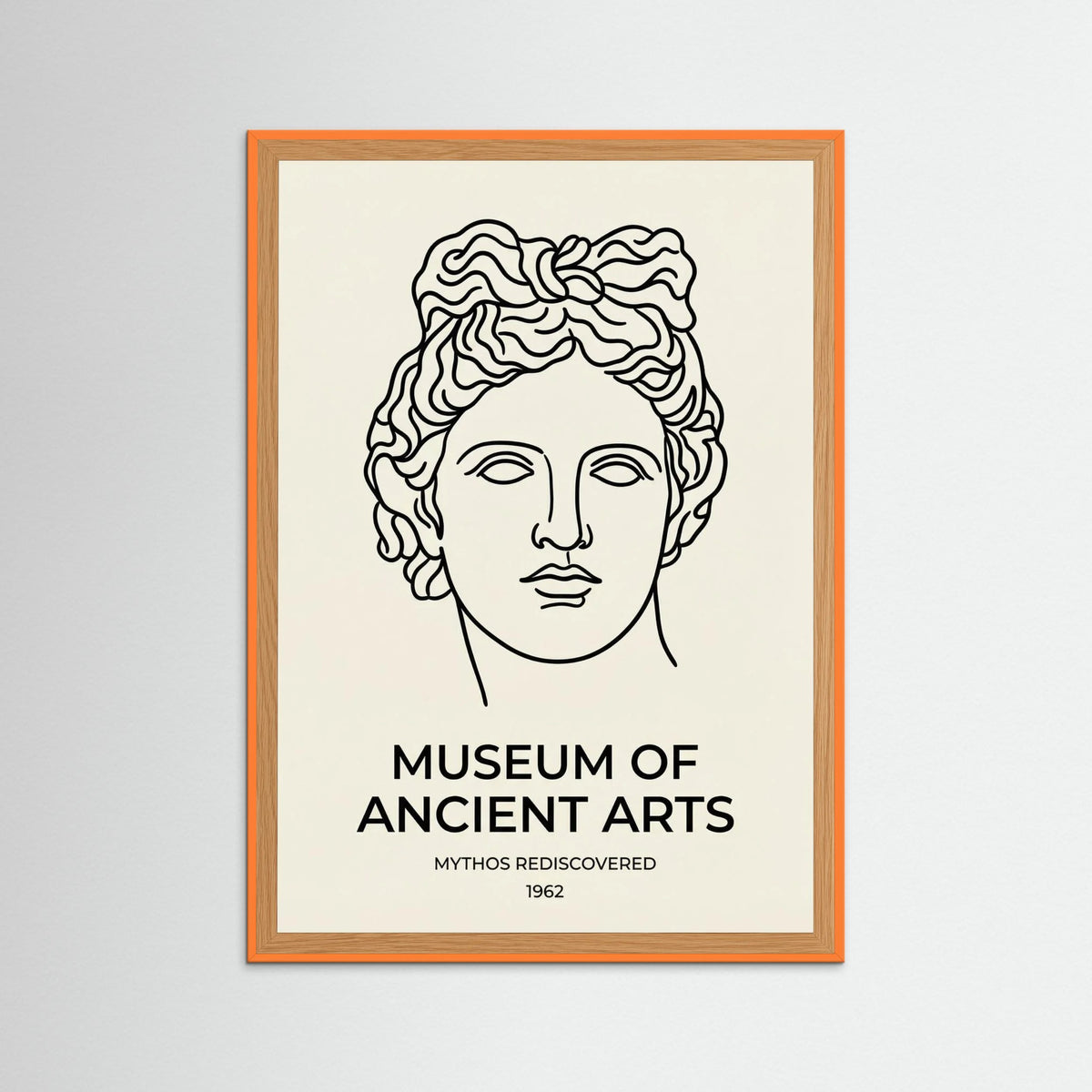 Orange Wood Antibes Museum Poster