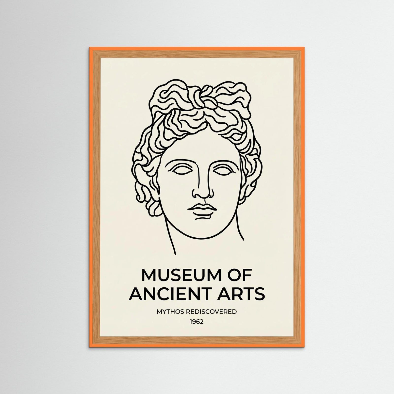 Orange Wood Antibes Museum Poster