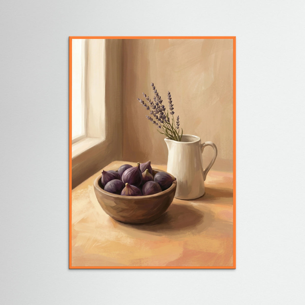 Orange Wood Apricot Glow