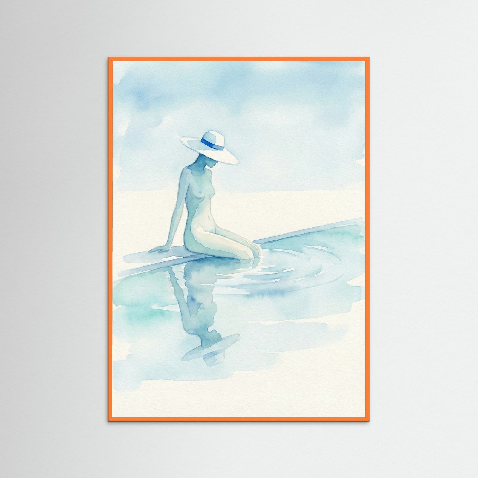 Orange Wood Aqua Spring