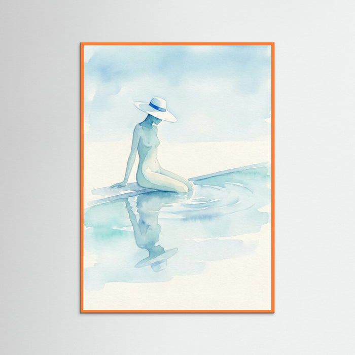 Orange Wood Aqua Spring