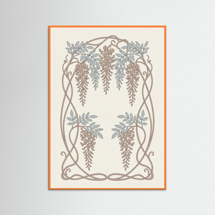 Orange Wood Arbor Nouveau
