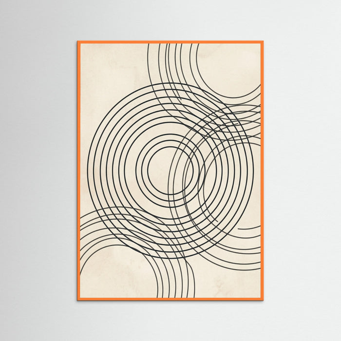 Orange Wood Arched Rhythms