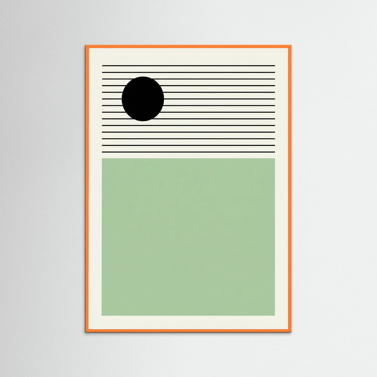 Orange Wood Arched Serenity