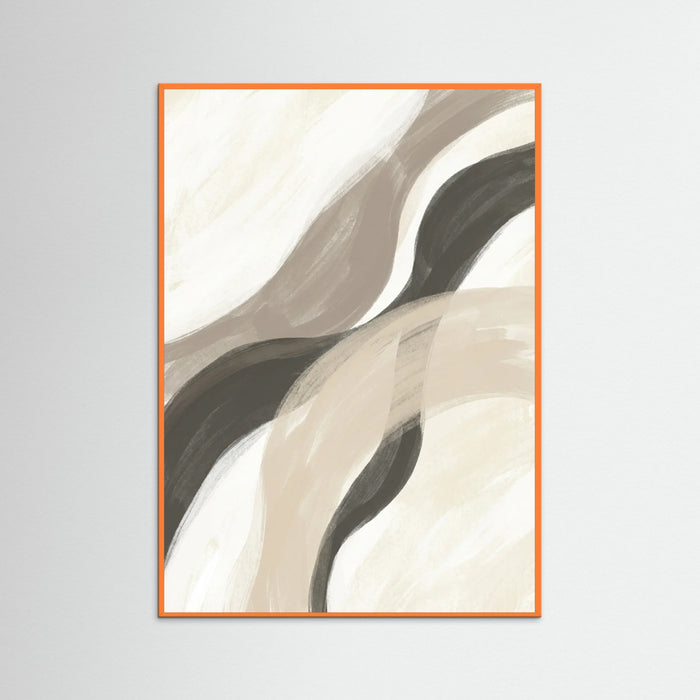 Orange Wood Art
