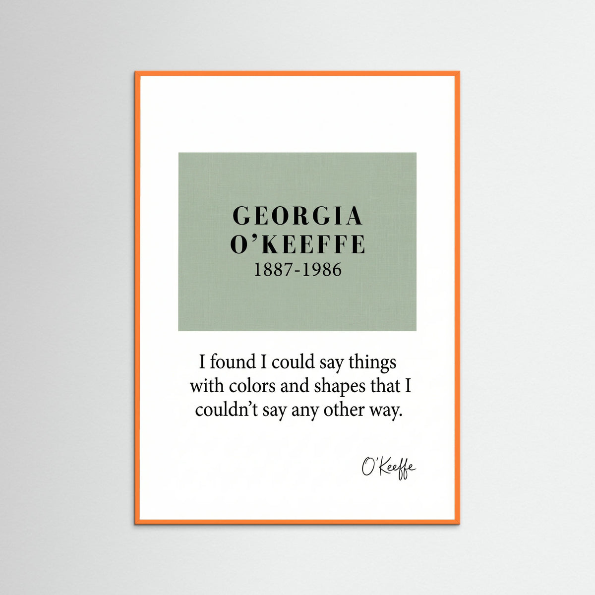 Orange Wood Artistic Insight