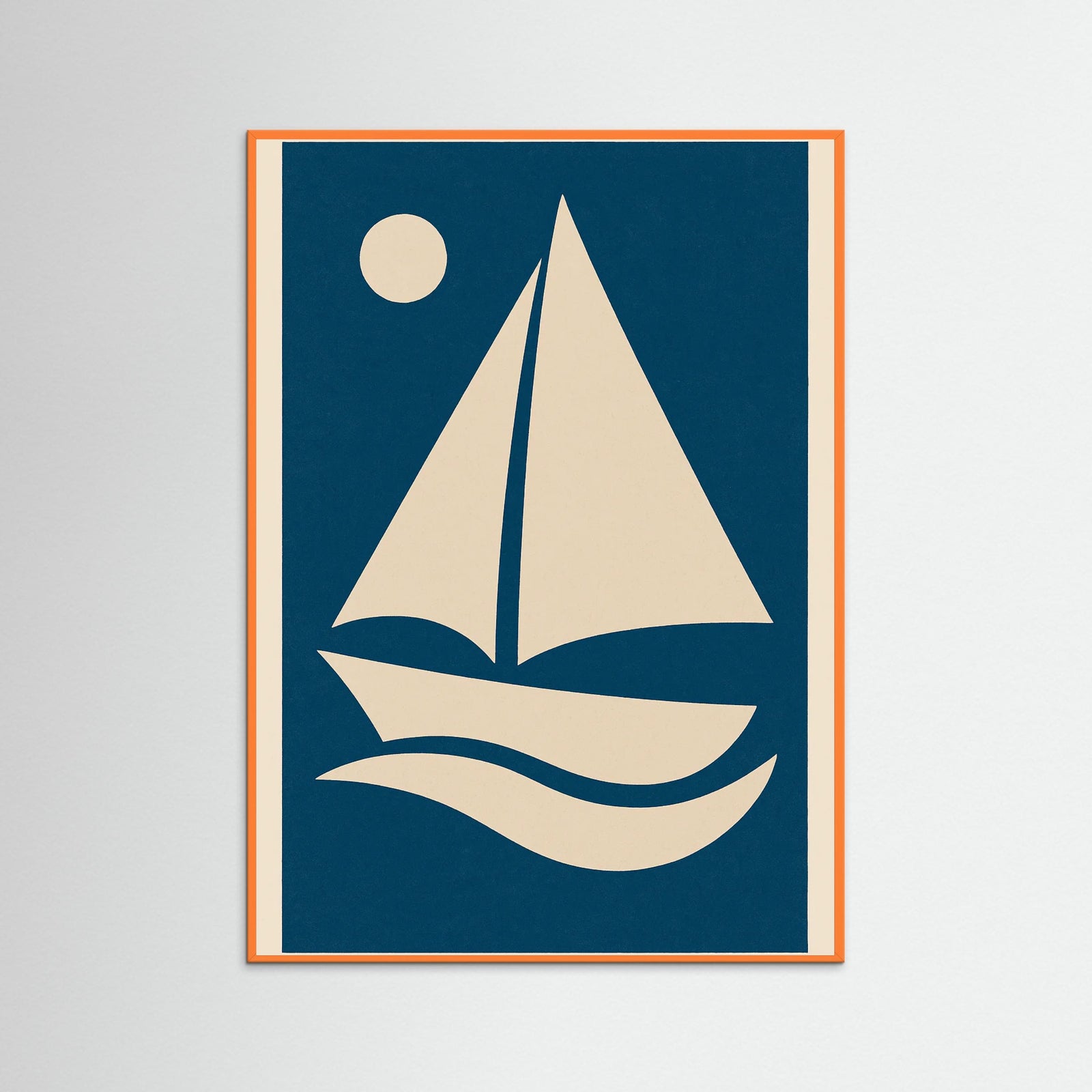 Orange Wood Artistic Poise