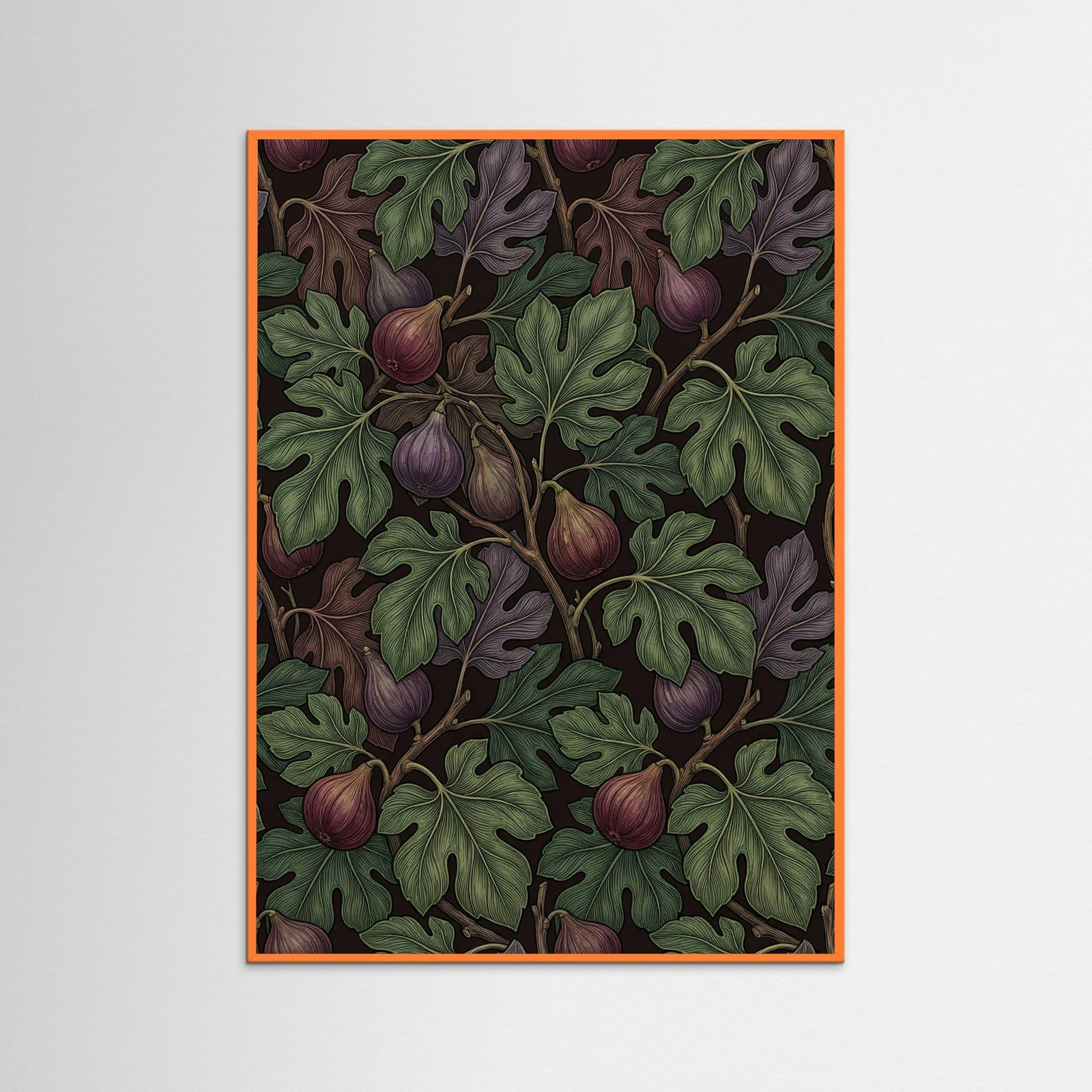 Orange Wood Autumn Acanthus