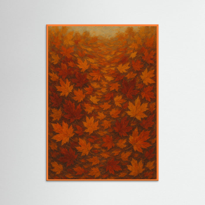 Orange Wood Autumn Harmony