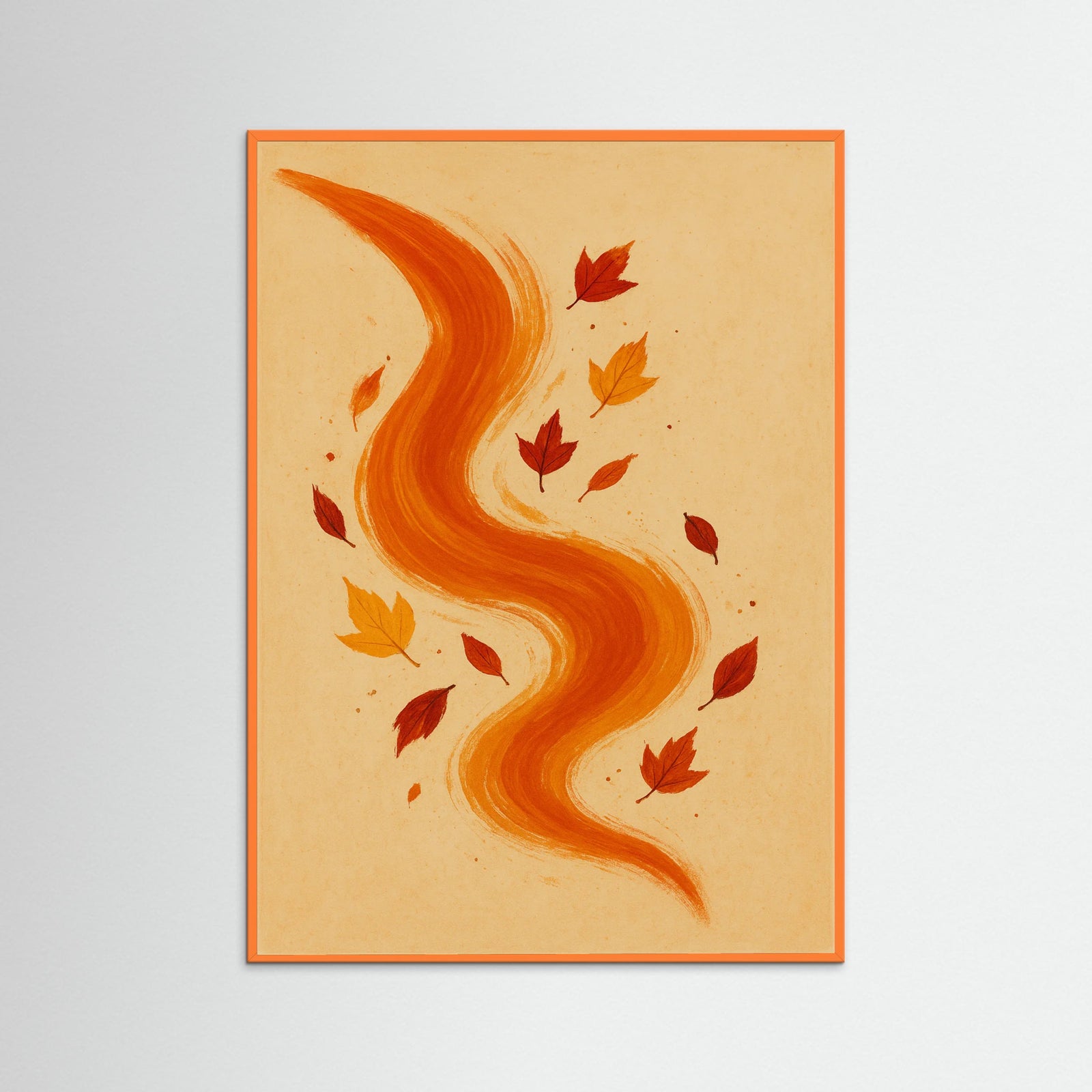 Orange Wood Autumn Serenade