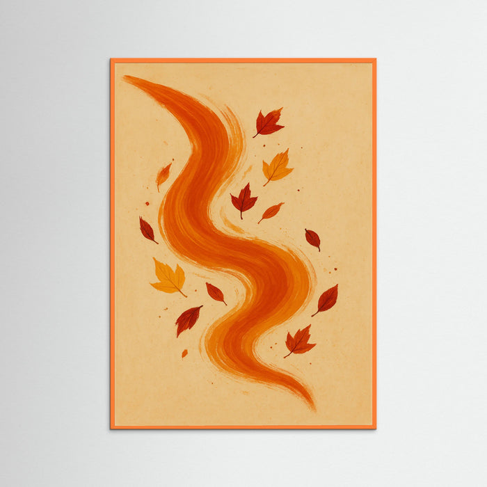 Orange Wood Autumn Serenade