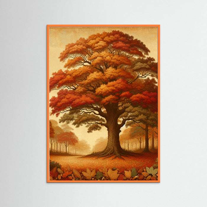 Orange Wood Autumn Shade