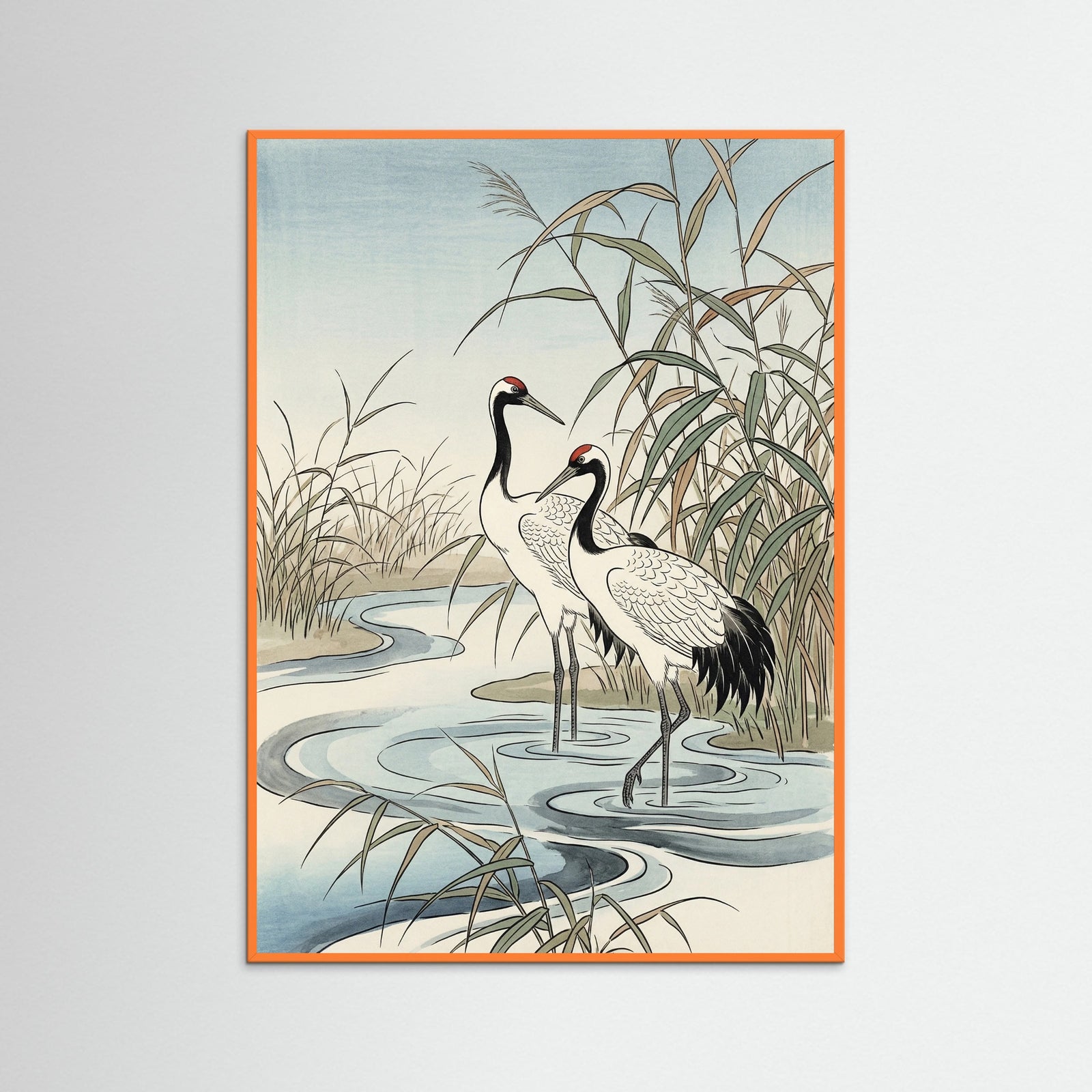 Orange Wood Autumn Vine Bird