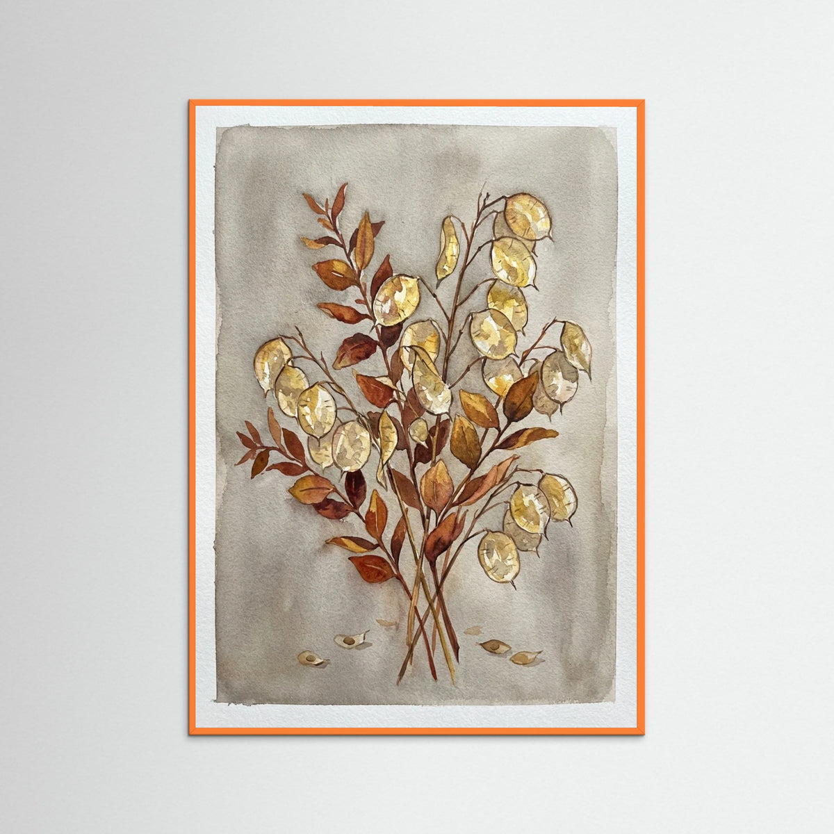 Orange Wood Autumnal Radiance