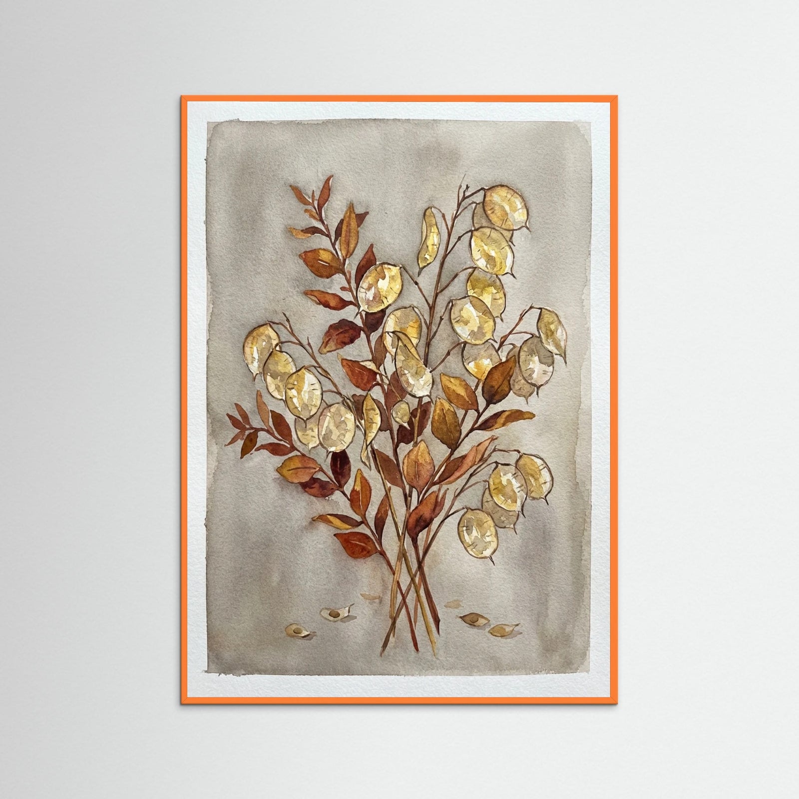 Orange Wood Autumnal Radiance