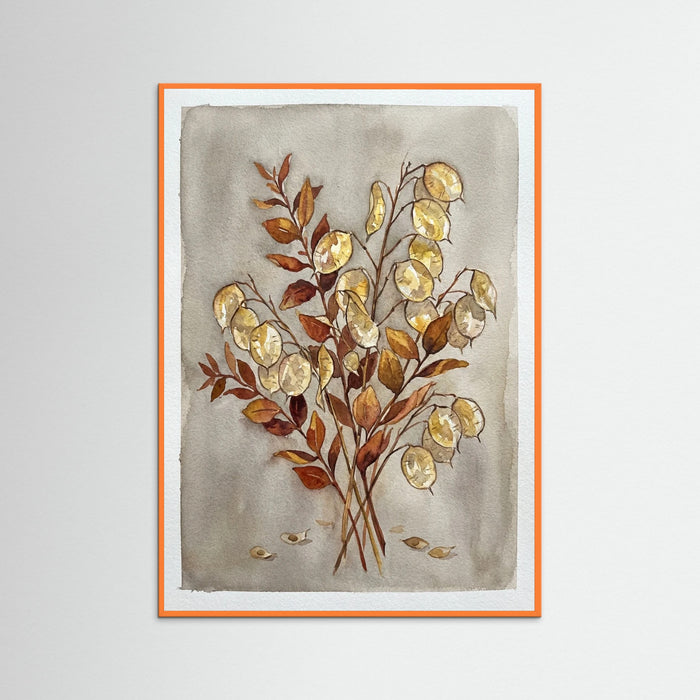 Orange Wood Autumnal Radiance