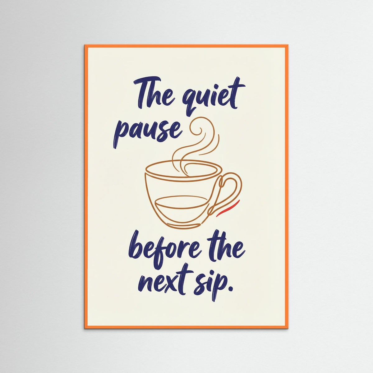 Orange Wood Awkward Passage