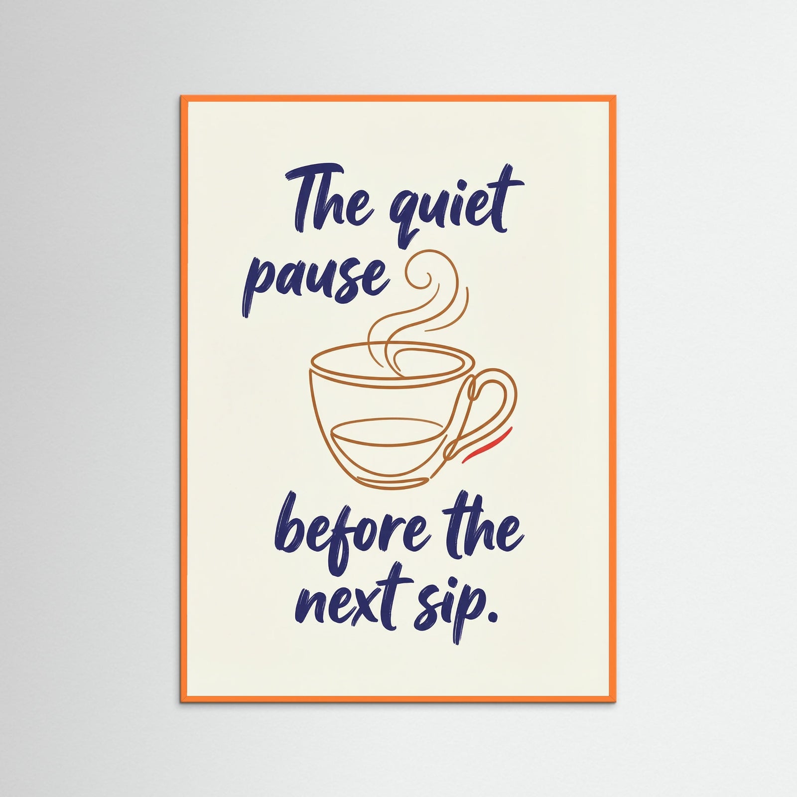 Orange Wood Awkward Passage