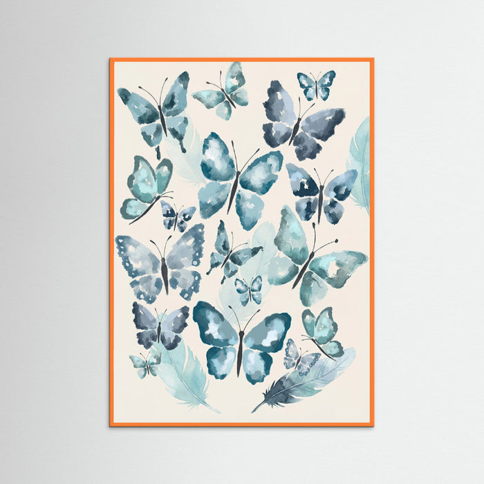 Orange Wood Azure Butterflies