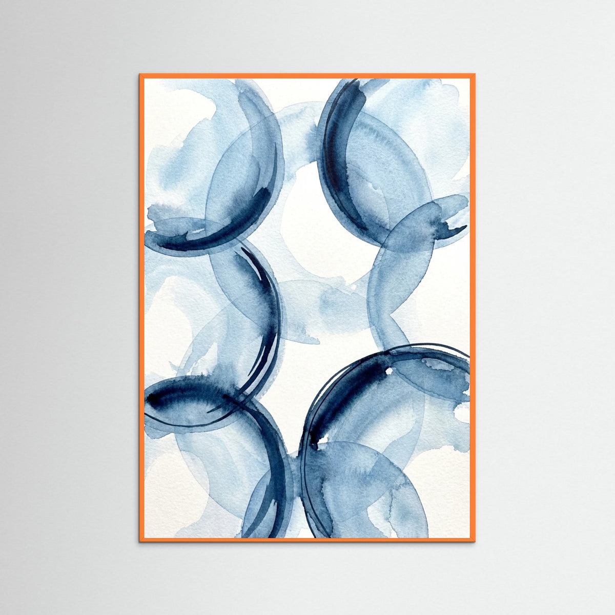 Orange Wood Azure Drift