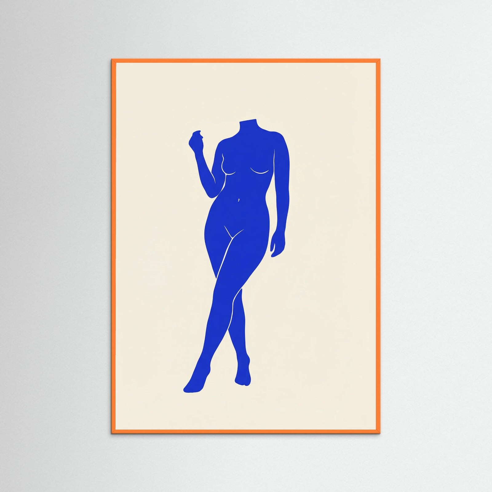 Orange Wood Azure Embrace Blue