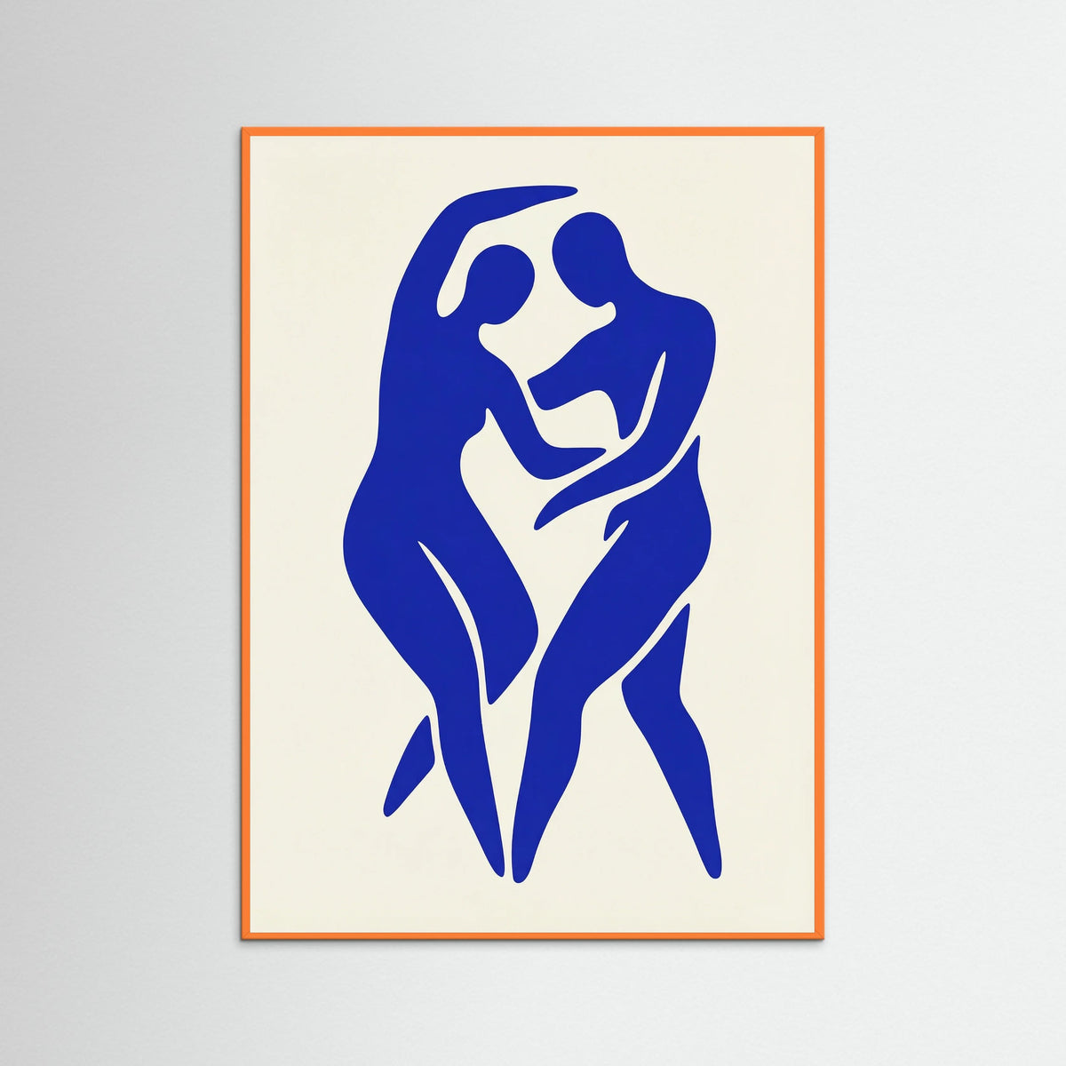 Orange Wood Azure Embrace