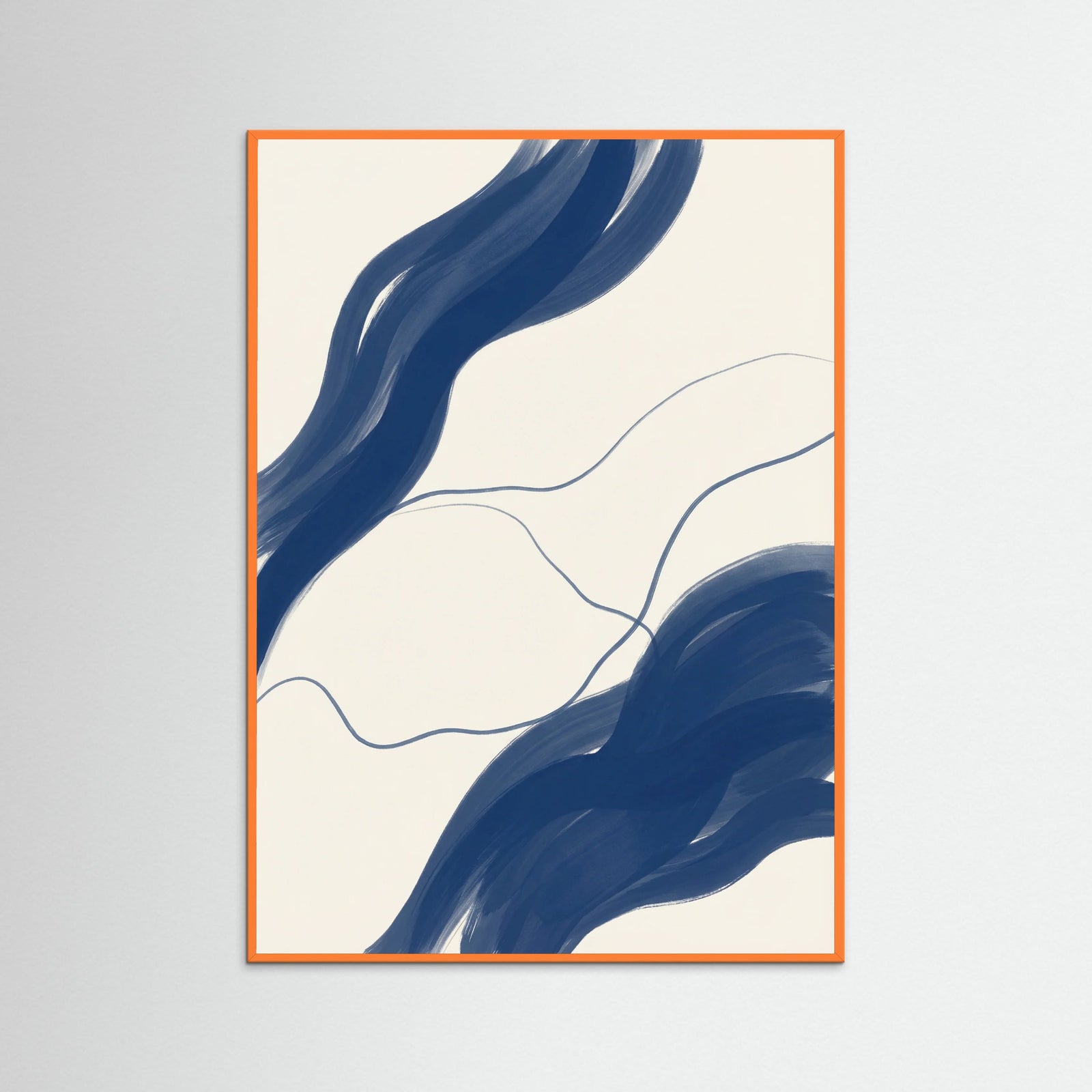 Orange Wood Azure Embrace