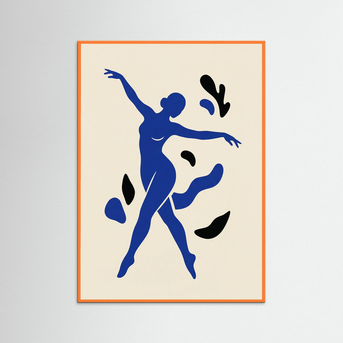 Orange Wood Azure Silhouettes