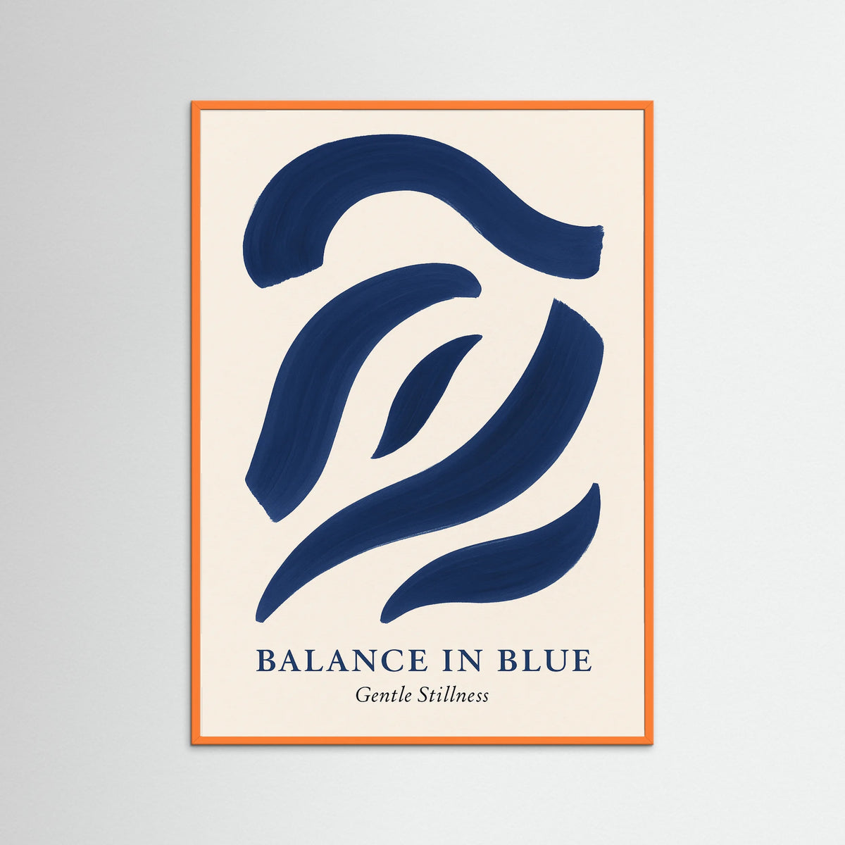 Orange Wood Balance in blue