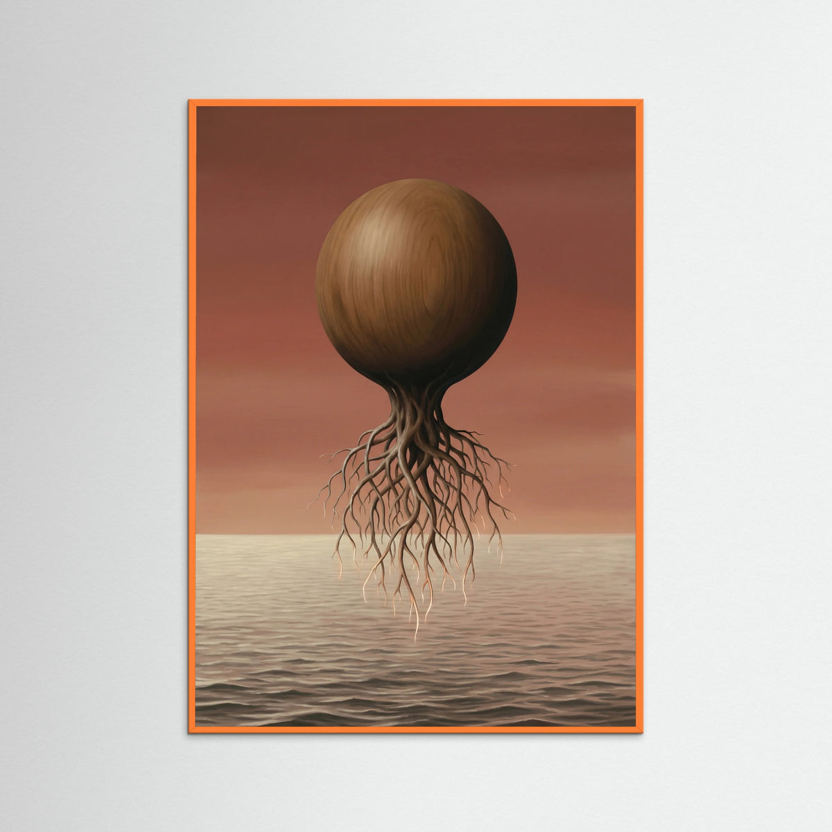 Orange Wood Balanced Contradiction