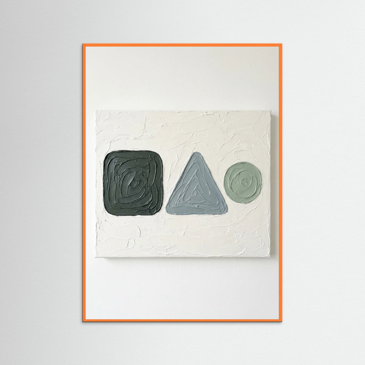 Orange Wood Balanced Forms