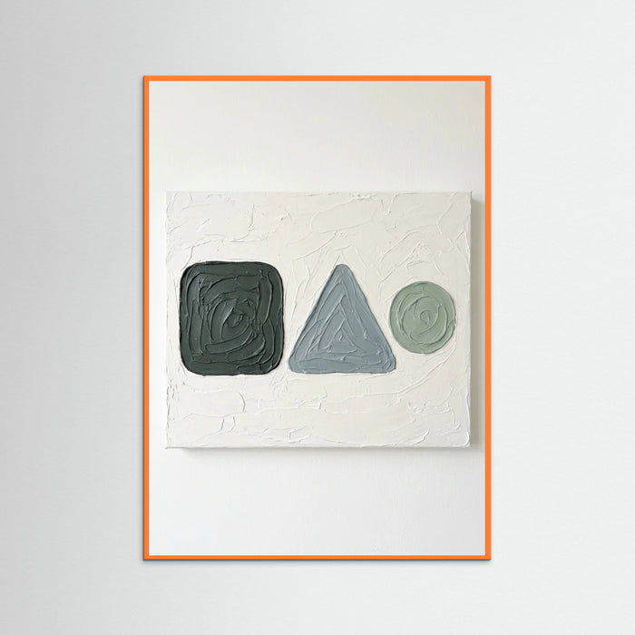 Orange Wood Balanced Forms