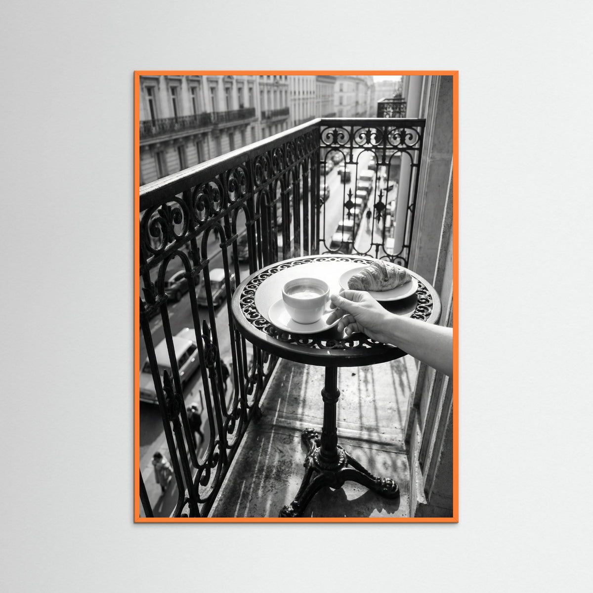 Orange Wood Balcony Serenity