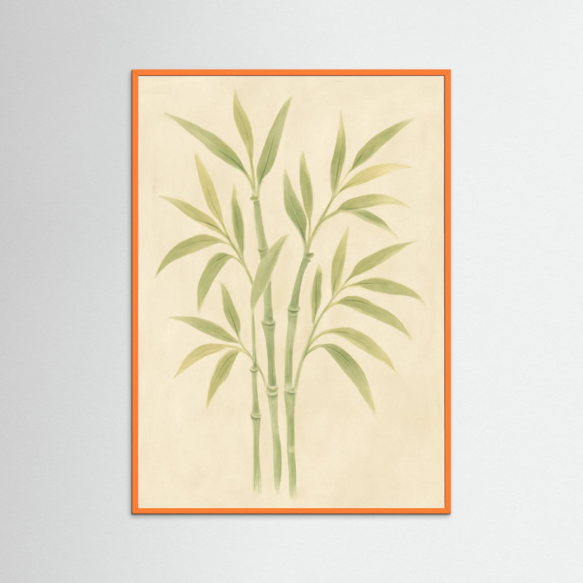 Orange Wood Bamboo Tranquility