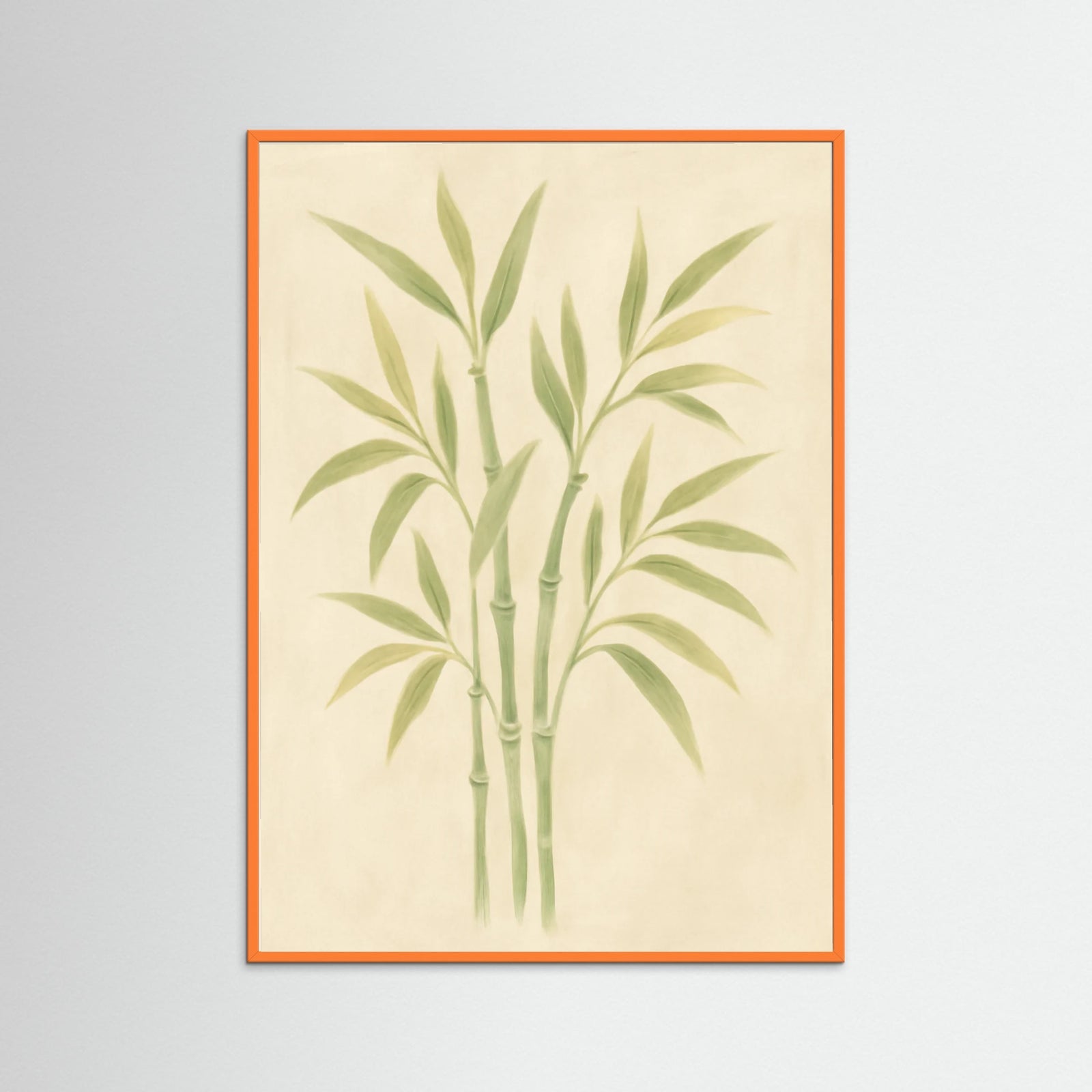 Orange Wood Bamboo Tranquility