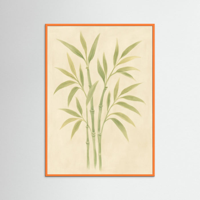 Orange Wood Bamboo Tranquility